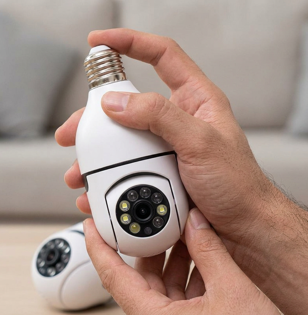 Câmera IP Lâmpada WiFi com Visão Noturna Favoritoz Bivolt 10